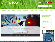 Tablet Screenshot of gardeco.com.pl